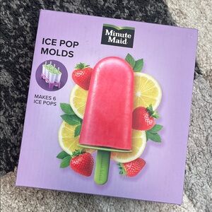 Minute Maid ice pop molds, makes six pops NEW!